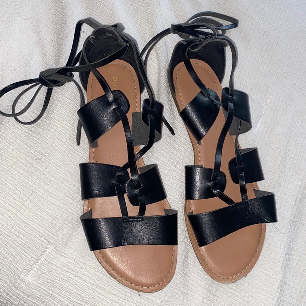 OLD NAVY - Black - gladiator style - woman's sandals